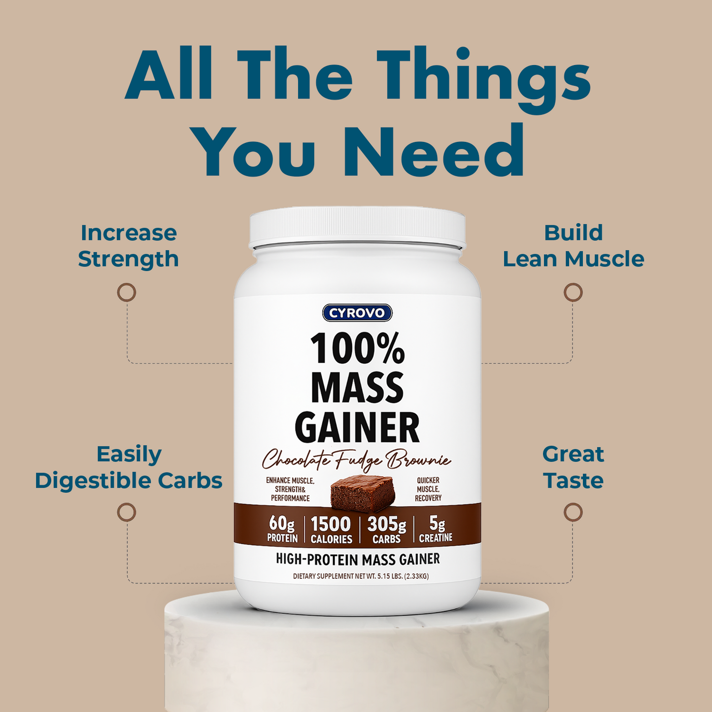 Cyrovo® 100% Mass Gainer