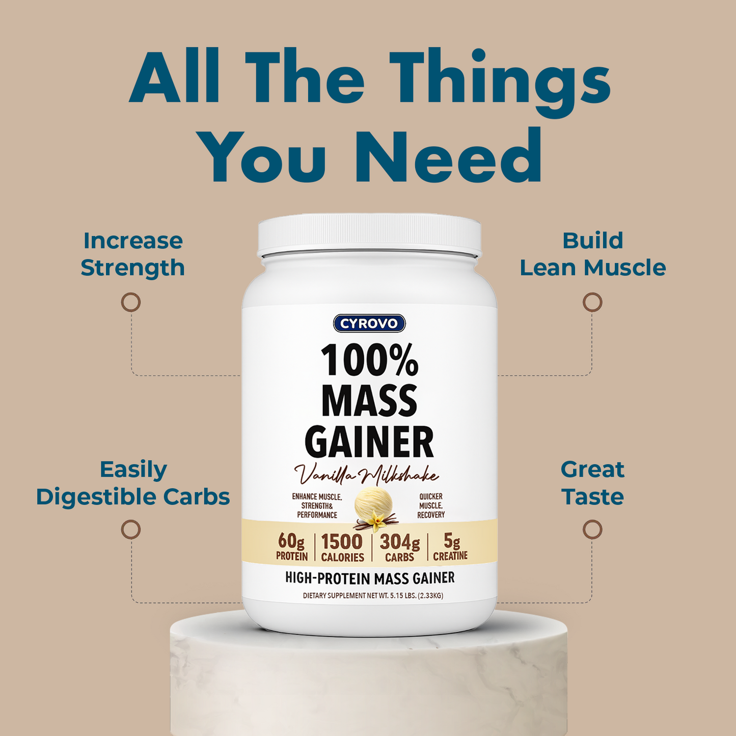 Cyrovo® 100% Mass Gainer