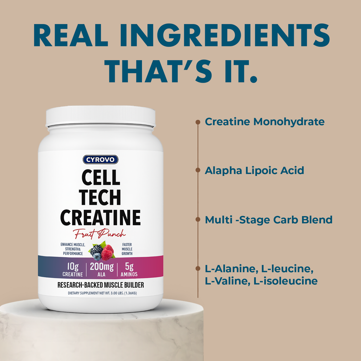 Cyrovo® Cell-Tech  creatine