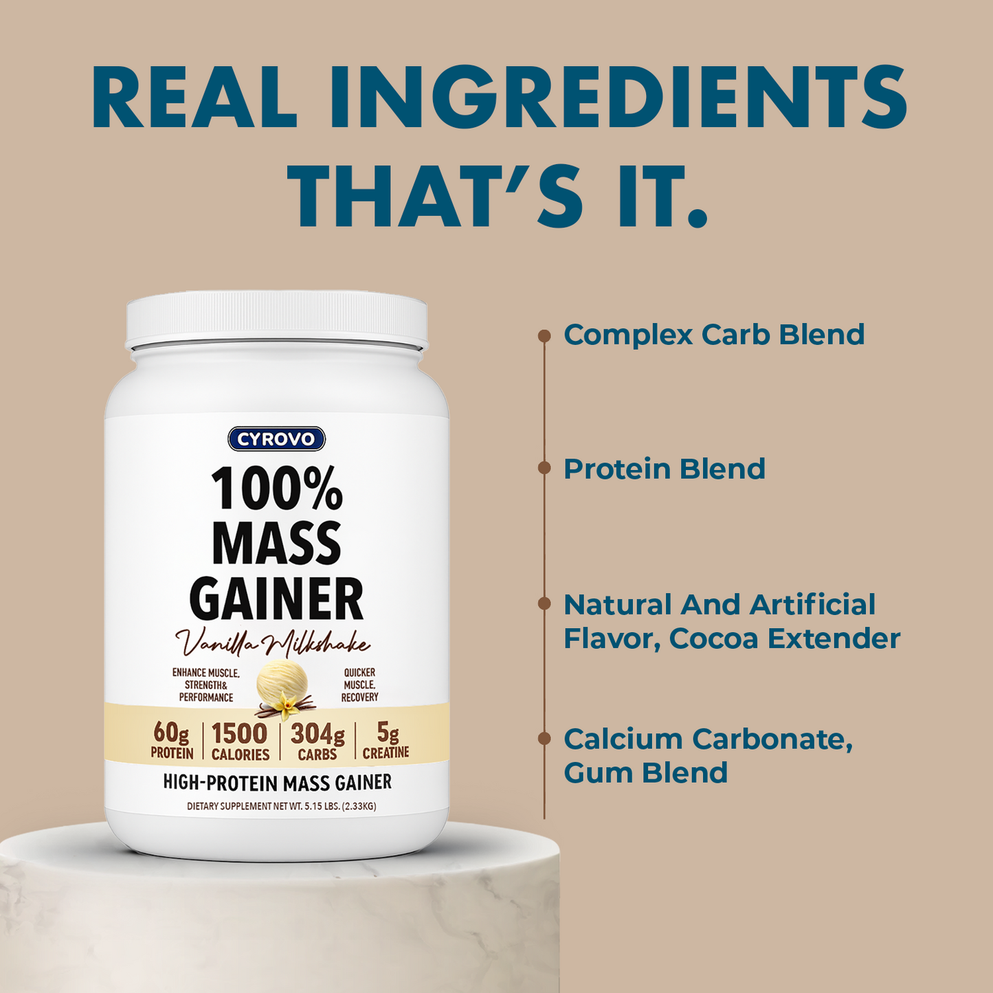 Cyrovo® 100% Mass Gainer